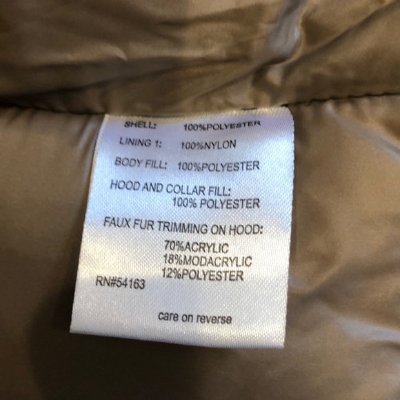 NWOT Calvin Klein Down Coat - Picture 5 of 5